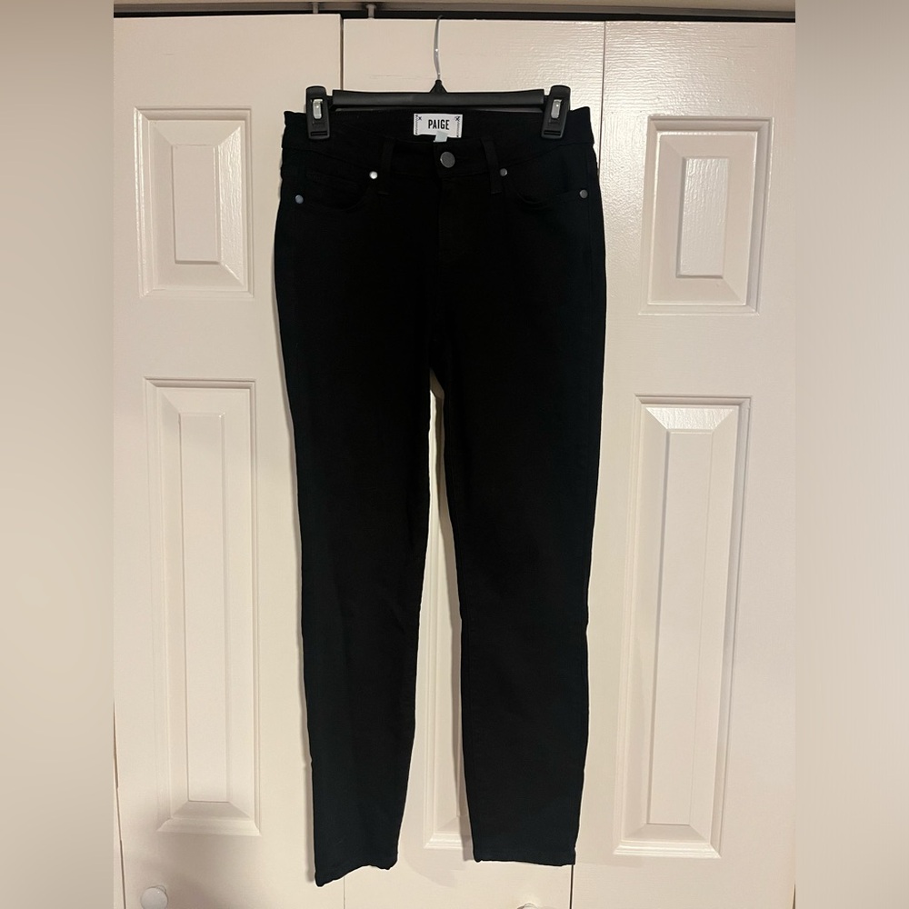 PAIGE Women's Black Verdugo‎ Cropped Jeans Size 26